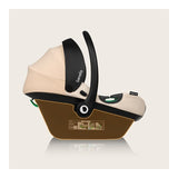 Scoica auto, Lionelo, i-Size Astrid, Include baza Isofix, 0-13 Kg, 40-87 cm, Cu maner si capotina reglabile, Cu protectie laterala avansata, Salteluta confortabila, Testat ADAC, Conform cu R129, Bej