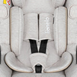 Scoica auto, Lionelo, Moxie, i-Size, 40-87 cm, Tetiera reglabila, intarita cu spuma de memorie, Carcasa ventilata, Din bambus, Protectie avansata, Conform cu R129, Bej