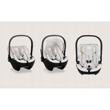 Scoica auto, Lionelo, Moxie, i-Size, 40-87 cm, Tetiera reglabila, intarita cu spuma de memorie, Carcasa ventilata, Din bambus, Protectie avansata, Conform cu R129, Bej
