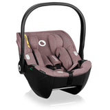 Scoica auto, Lionelo, Moxie, i-Size, 40-87 cm, Tetiera reglabila, intarita cu spuma de memorie, Carcasa ventilata, Din bambus, Protectie avansata, Conform cu R129, Mov