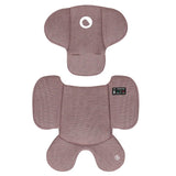 Scoica auto, Lionelo, Moxie, i-Size, 40-87 cm, Tetiera reglabila, intarita cu spuma de memorie, Carcasa ventilata, Din bambus, Protectie avansata, Conform cu R129, Mov