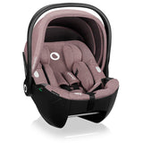 Scoica auto, Lionelo, Moxie, i-Size, Include baza rotativa 360 cu picior de fixare, 40-87 cm, Tetiera reglabila, intarita cu spuma de memorie, Carcasa ventilata, Din bambus, Protectie avansata, Conform R129, Mov