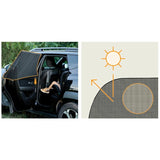 Set 2 parasolare auto, Lionelo, Sunblocker, Universale, Instalare usoara, Negru