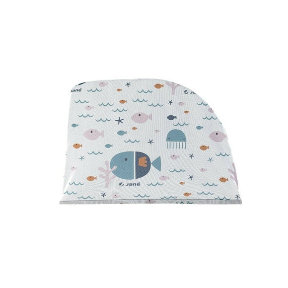 Set 2 parasolare plasa auto cu acoperire 100%, Jane, Universale, Usor de instalat, fara ventuze, Lazuli Blue