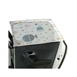 Set 2 parasolare plasa auto cu acoperire 100%, Jane, Universale, Usor de instalat, fara ventuze, Lazuli Blue