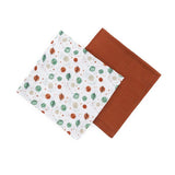 Set 2 scutece, Petite&Mars, Misty, Din muselina de bambus, Hipoalergenice, Dimensiuni mari, 120 x 120 cm, Certificate Oeko Tex Standard 100, Celestial Planets