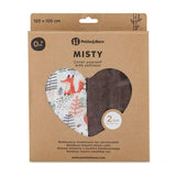 Set 2 scutece, Petite&Mars, Misty, Din muselina de bambus, Hipoalergenice, Dimensiuni mari, 120 x 120 cm, Certificate Oeko Tex Standard 100, Forest Fox