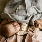 Set 2 scutece, Petite&Mars, Misty, Din muselina de bambus, Hipoalergenice, Dimensiuni mari, 120 x 120 cm, Certificate Oeko Tex Standard 100, Whale Song