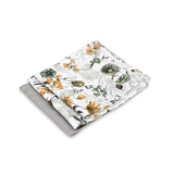 Set 3 museline, MimiNu, Multifunctionale, Din bumbac certificat Oeko Tex Standard 100, 30x30 cm, Botanica si Grey