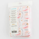 Set 3 scutece, New Baby, Multifunctionale, Din bumbac 100%, Material certificate Oeko Tex Standard 100, 70x80 cm, Multicolor, Girl
