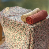 Set 3 scutece, Petite&Mars, Moussy, Din muselina de bambus, Hipoalergenice, 68 x 68 cm, Certificate Oeko Tex Standard 100, Pink Meadow