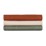 Set 3 scutece, Petite&Mars, Moussy, Din muselina de bambus, Hipoalergenice, 68 x 68 cm, Certificate Oeko Tex Standard 100, Earth Tones