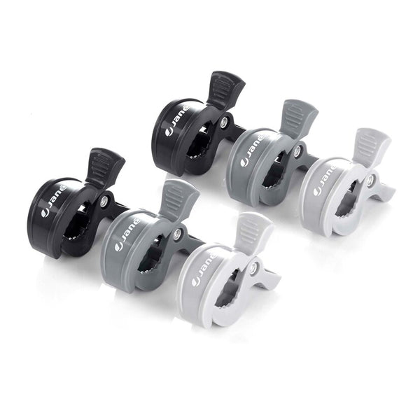 Set 6 clesti pentru carucior, Jane, Multifunctional, Gri si negru