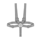 Set balansoar si scaun de masa, Lionelo, Dalia, Scaun cu 2 suporturi pentru picioare, Cu tavita, Balansoar 4 in 1 cu inaltime reglabia si bara cu jucarii, Conform cu EN14988, EN1888-1 EN1888-2, EN1466, Gri