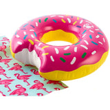 Set Barbie by Mattel Colac in forma de gogoasa cu figurina catelus si accesorii