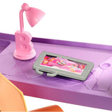 Set Barbie by Mattel Estate Birou cu pat supraetajat, papusa si accesorii