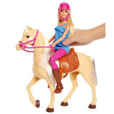 Set Barbie by Mattel Family Pets papusa cu cal
