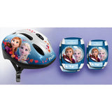 Set casca protectie, genunchiere si cotiere, Stamp, Disney, Sigure si confortabile, Reglabile, Conform cu EN1078, Marime 50/56 cm, 3 ani+, Frozen