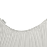 Set cearceafuri cu elastic, Lionelo, 70x28 cm, Pentru landouri si patutul co-sleeper Malin, Pentru saltele de max. 10 cm inaltime, Din bambus, Usor de spalat, 30 grade, Fara calcare, Ecologic, Alb/Gri