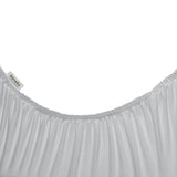 Set cearceafuri cu elastic, Lionelo, 70x28 cm, Pentru landouri si patutul co-sleeper Malin, Pentru saltele de max. 10 cm inaltime, Din bambus, Usor de spalat, 30 grade, Fara calcare, Ecologic, Alb/Gri