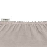 Set cearceafuri cu elastic, Lionelo, 80x42 cm, Pentru co-sleepere, Pentru saltele de max. 10 cm inaltime, Din bambus, Usor de spalat, 30 grade, Fara calcare, Ecologic, Alb/Bej
