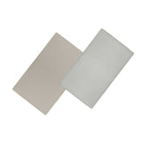 Set cearceafuri cu elastic, Lionelo, Pentru patuturi 120 x 60 cm, Pentru saltele de max. 10 cm inaltime, Din bambus, Usor de spalat, 30 grade, Fara calcare, Ecologic, Alb/Bej