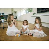 Set instrumente muzicale, Free2Play, 5 in 1, Contine xilofon, Fluier, Din lemn, Conform cu standardul european de securitate EN71/123, 3 ani+, Multicolor