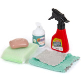 Set jucarie Chipolino Cleaning Trolley cu 16 accesorii