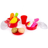 Set jucarie Chipolino Kitchen 72,5 cm cu sistem de curgere apa, lumini, sunete si 53 accesorii