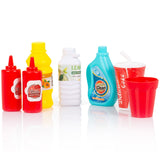 Set jucarie Chipolino Kitchen 84 cm cu sistem de curgere apa, lumini, sunete si 79 accesorii