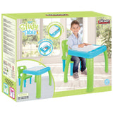 Set Masuta cu scaun pentru copii Pilsan Study Table blue