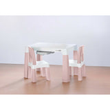 Set masuta si doua scaune, FreeON, Neo, Pentru copii, Cu doua sertare, Cu masa reglabila la doua inaltimi, Conform cu standardele europene de securitate EN71-1;2018, EN71-2:2020, EN71-3:2021, Roz