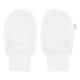 Set pentru bebe, New Baby, I AM, 7 piese, Cu botosei, jacheta maneca lunga, caciulita, body cu maneca lunga, pantalonasi si salopeta cu botosei si manusi, 100% bumbac, Marime 56, 0-3 luni, White