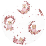 Set pentru landou/cosulet, MimiNu, Cu protectie, saltea si pernuta, Din bumbac certificat Oeko Tex Standard 100, Design, Betty