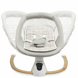 Sezlong balansoar, New Baby, Smart, Pana la 9 kg, Include cronometru si detector de miscare, Cu 5 viteze de leganare, Cu sunete si melodii, Cu 2 jucarii, 0 lun+, Grey
