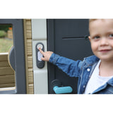 Sonerie electronica pentru casuta copii Smoby Doorbell gri