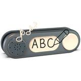 Sonerie electronica pentru casuta copii Smoby Doorbell gri