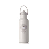 Sticla termos lichide, Jane, Din otel inoxidabil, Cu mentinere de temperatura de pana la 12 ore, 500 ml, Bpa Free, Conform cu EN 1186:2022EN 12546-1:2000UNE EN 14372:2005, Sand