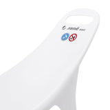 Suport pentru baie ergonomic, Jane, Nemo, De la nastere, Cu maner, Conform cu standardul european de siguranta EN 17022:2018, White