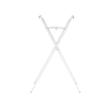 Suport pliabil pentru cadita de baie cu pliere ultra-compacta, Jane, Oasis, Conform cu standardul european de siguranta EN 17072:2018, Alb