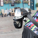 Suport pentru carucior, FreeON, Universal, Pentru biberon/pahar, Negru