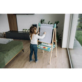 Tablita magnetica, Free2Play, 2 in 1, Cu litere si cifre , Din lemn, Conform cu standardul european de securitate EN71/123, 3 ani+, Multicolor