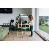 Tablita magnetica, Free2Play, 2 in 1, Cu litere si cifre , Din lemn, Conform cu standardul european de securitate EN71/123, 3 ani+, Multicolor