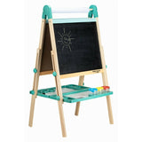 Tablita magnetica, Free2Play, 2 in 1, Cu litere si cifre , Din lemn, Conform cu standardul european de securitate EN71/123, 3 ani+, Multicolor