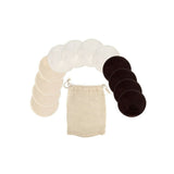 Tampoane de san refolosibile, Jane, 12 bucati, Cu saculet pentru spalare fascila, Masura M, Pentru cupele A, B si C