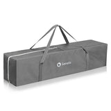 Tarc de joaca copii, Lionelo, Bonnie, Pana la 15 kg, 100 x 100 cm, Pliere compacta, Include geanta de transport, Din plasa, Cu intrare laterala cu fermoar, Cu roti, Cu salteluta din spuma, Conform cu EN12227, Gri inchis
