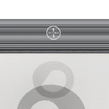 Tarc de joaca copii, Lionelo, Bonnie, Pana la 15 kg, 100 x 100 cm, Pliere compacta, Include geanta de transport, Din plasa, Cu intrare laterala cu fermoar, Cu roti, Cu salteluta din spuma, Conform cu EN12227, Gri deschis