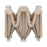 Tarc de joaca copii, Lionelo, Florence Easy Fold, 150 x 180 x 75 cm, Pliere, depliere automata, Include geanta de transport, Din plasa, Cu doua intrari laterale, 0-48 luni, Conform cu EN12227, Bej