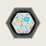 Tarc de joaca, Lionelo, Roel Plus, Pliere ultra-compacta, Sistem LockGuard impotriva plierii accidentale, Geanta de transport inclusa, Conform cu EN 12227:2010, 134x134x74 cm, 6 luni+, Multicolor