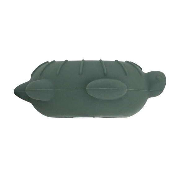 Temometru digital, Petite&Mars, Broscuta Terry, Multifunctional, Ecran usor de citit, Valoare precisa, Silicon Sigur, Avertizare temperatura, 0 luni+, Verde